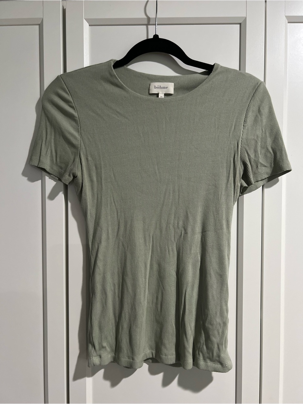 Bohme Green Tight Ribbed Tee